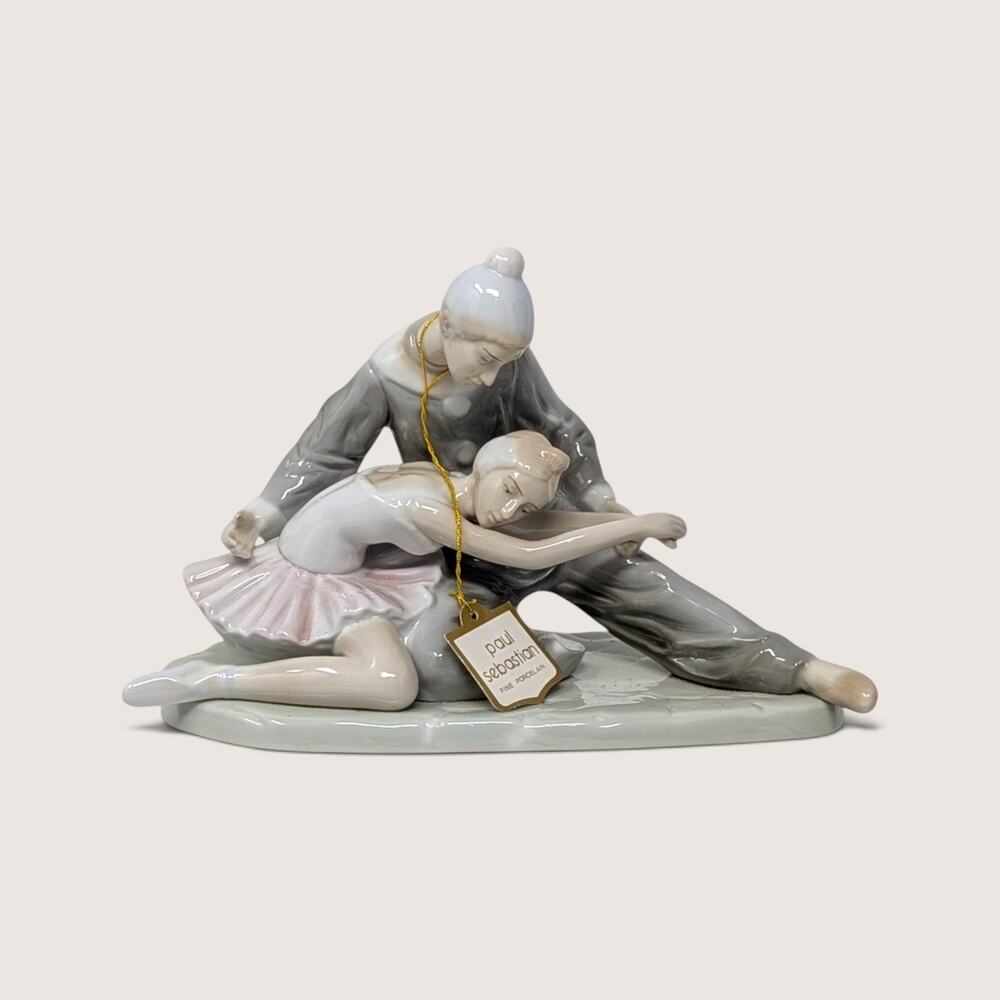 Vintage Paul Sebastian Porcelain Ballet Figurine Dancer Figurine